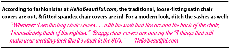 Rent Chair Covers